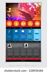 Website template