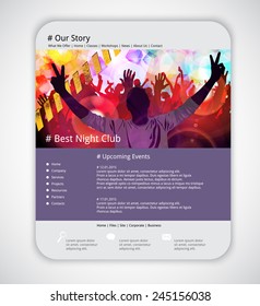 Website template