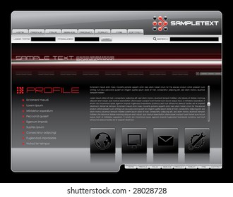 Website template.