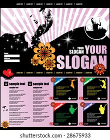 Website template