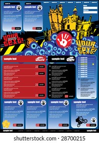 Website template