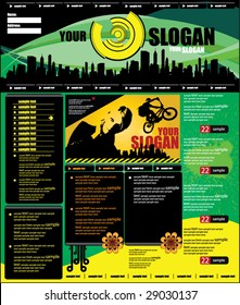Website template