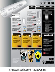 Website template