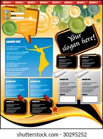 Website template