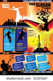Website template