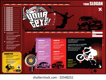 Website template