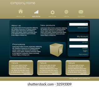 Website template