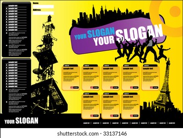 Website template