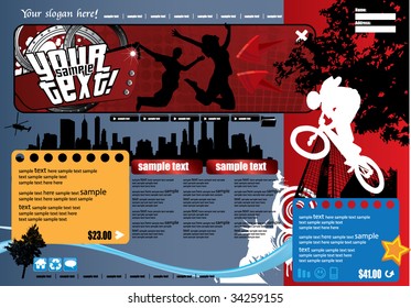 Website template