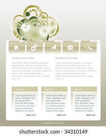 Website template