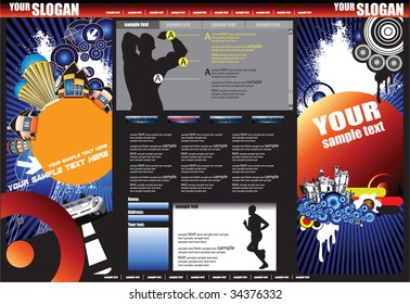 Website template
