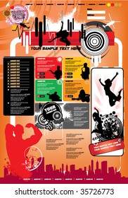 Website template
