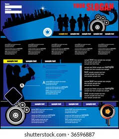 Website template