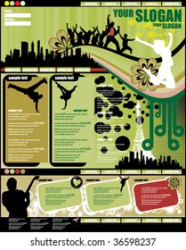 Website template