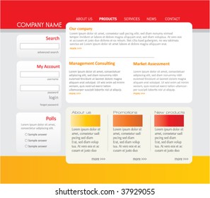 Website template