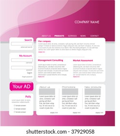 Website template