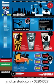 Website template