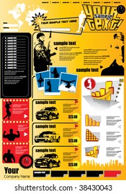 Website template