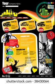 Website template