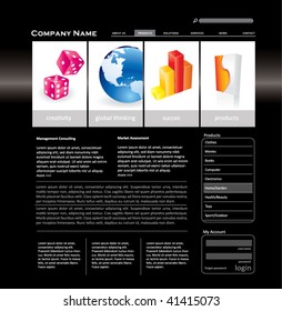 Website template