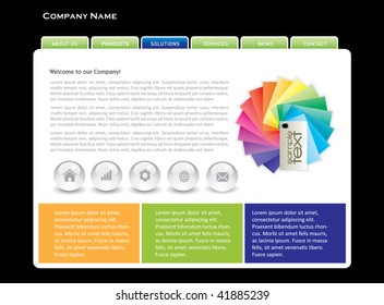 Website template
