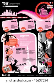 Website template