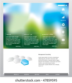 Website template