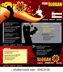 Website template