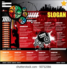 Website template