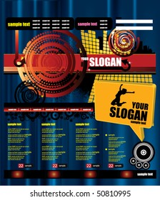 Website template