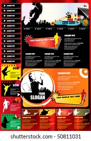 Website template