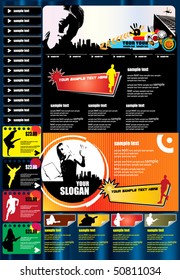 Website template