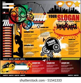 Website template