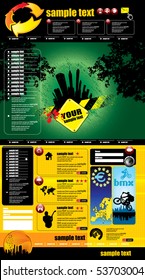 Website template