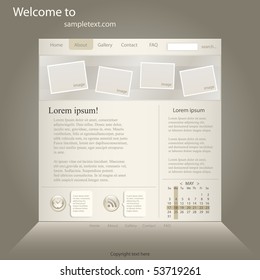 Website template