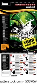 Website template