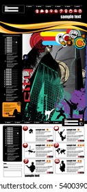 Website template