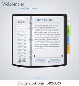 Website template