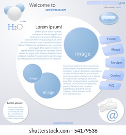 Website template