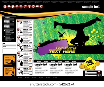 Website template