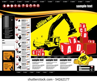 Website template