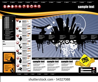 Website template