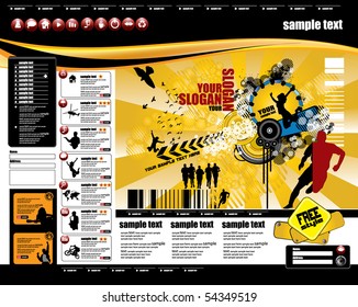 Website template
