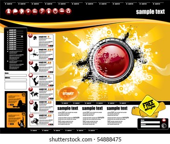 Website template