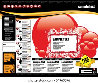 Website template