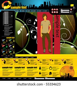 Website template