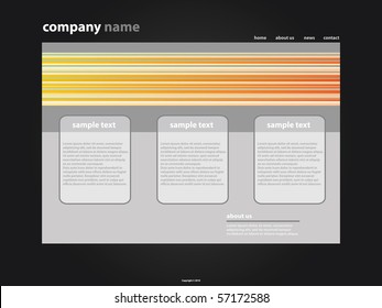 Website template