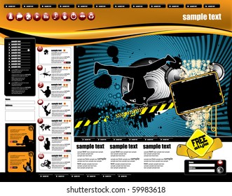 Website template