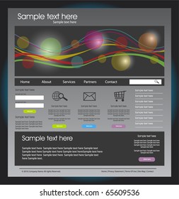 Website template