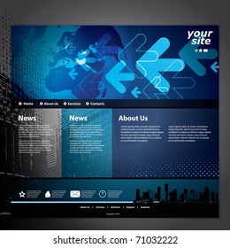 Website template